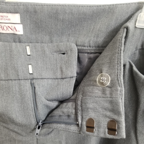 VGUC sleek Merona sz 18 gray stretch pants - Picture 3 of 10